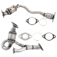 Radiator and Firewall Side Catalytic Converters, 6 Cyl., 3.6L Engine, Federal EPA Standard, 46-State Legal (Cannot Ship To or Be installed in vehicles Originally Purchased In CA, CO, NY or ME)