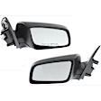 Driver and Passenger Side Mirrors, Power Adjust, Manual Folding, Non-Heated, Chrome, No Signal Light, No Memory, No Puddle Light, No Auto-Dimming, No Blind Spot Feature