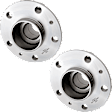 Rear, Driver and Passenger Side Wheel Hub, 5 Lugs, With Bearing, FWD