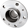 Rear, Driver and Passenger Side Wheel Hub, 5 Lugs, With Bearing, FWD