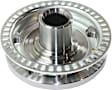 Front, Driver and Passenger Side Wheel Hub, 5 Lugs, Without Bearing