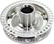 Front, Driver and Passenger Side Wheel Hub, 5 Lugs, Without Bearing