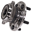Rear, Driver and Passenger Side Wheel Hub, 5 Lugs, With Bearing