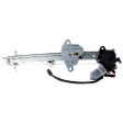 Front And Rear, Driver Side Manual Window Regulator, With Motor