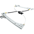 Front, Driver and Passenger Side Power Window Regulators, Without Motor, Coupe