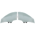 2009-2013 Acura TL - Front, Driver and Passenger Side Door Glasses, Green Tint, Replaces NAGS No. FD23799GTY, FD23800GTY