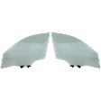 Front, Driver and Passenger Side Door Glasses, Green Tint, Replaces NAGS No. FD26011GTY, FD26012GTY