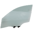 Front, Driver and Passenger Side Door Glasses, Green Tint, Replaces NAGS No. FD26011GTY, FD26012GTY