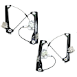 2007 BMW Z4 - Front, Driver and Passenger Side Power Window Regulator, Without Motor