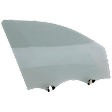 Front, Driver and Passenger Side Door Glasses, Green Tint, Replaces NAGS No. DD10854GTN, DD10855GTN
