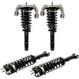Front and Rear, Driver and Passenger Side Fully Loaded Strut, Sedan