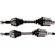 Front, Driver and Passenger Side Axle Assembly, Primary Design, 6 Cyl., 3.0/3.6L Engines