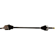 2005 Pontiac Wave - Front, Driver and Passenger Side Axle Assembly, Automatic Transmission, 1.6L 4Cyl Automatic, Transmission