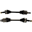 Front, Driver and Passenger Side Axle Assembly - Set of 2 AWD
