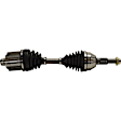 Front, Driver and Passenger Side Axle Assemblies, Automatic Transmission, 4-Speed