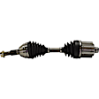 Front, Driver and Passenger Side Axle Assemblies, Automatic Transmission, 4-Speed