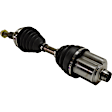 Front, Driver and Passenger Side Axle Assemblies, Automatic Transmission, 4-Speed
