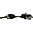 Front, Driver and Passenger Side Axle Assemblies, Automatic Transmission, 4-Speed