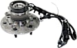2-Wheel Set Front, Driver and Passenger Side Wheel Hubs, With Bearing, 50-teeth tone ring; 5.5 in. ABS Tone Ring Diameter