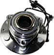 4-Wheel Set Front and Rear, Driver and Passenger Side Wheel Hubs, With Bearing, With Sensor, For Models With Heavy Duty Brakes