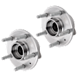 Rear, Driver and Passenger Side Wheel Hub, 5 Lugs, With Bearing