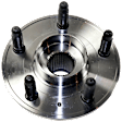 Rear, Driver and Passenger Side Wheel Hub, 5 Lugs, With Bearing