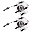 2-Wheel Set Rear, Driver and Passenger Side Wheel Hub, 5 Lugs, With Bearing, With Sensor, FWD/AWD