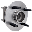 Rear, Driver and Passenger Side Wheel Hub, 4 Lugs, With Bearing