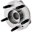 Front and Rear, Driver and Passenger Side Wheel Hub, 5 Lugs, With Bearing