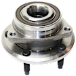 Front and Rear, Driver and Passenger Side Wheel Hub, 5 Lugs, With Bearing
