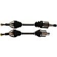 Front, Driver and Passenger Side Axle Assembly - Set of 2