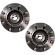Front, Driver and Passenger Side Wheel Hub, 8 Lugs, With Bearing, 4WD