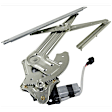 Rear, Driver and Passenger Side Power Window Regulator, With Motor