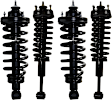 Front and Rear, Driver and Passenger Side Fully Loaded Strut