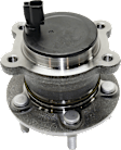 Rear, Driver and Passenger Side Wheel Hub, 5 Lugs, With Bearing, With Sensor