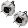 2-Wheel Set Rear, Driver and Passenger Side Wheel Hubs, With Bearing, With Sensor, Automated Parking System