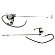 Front, Driver and Passenger Side Power Window Regulator, With Motor