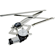 Rear, Driver and Passenger Side Power Window Regulators, with Motor