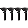 Ignition Coil, Set of 4, With 3 Prong connector