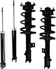 Front and Rear, Driver and Passenger Side Shock and Fully Loaded Strut, FWD