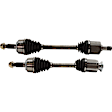 Front, Driver and Passenger Side Axle Assembly - Set of 2, 2.4L, 4Cyl