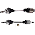 Front, Driver and Passenger Side Axle Assembly, Automatic Transmission