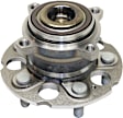 4-Wheel Set Rear, Driver and Passenger Side Wheel Hubs, Front - Without Bearing; Rear - With Bearing, With Sensor, FWD