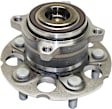 4-Wheel Set Rear, Driver and Passenger Side Wheel Hubs, Front - Without Bearing; Rear - With Bearing, With Sensor, FWD