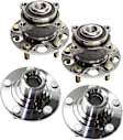Front and Rear, Driver and Passenger Side Wheel Hub, 5 Lugs