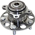 Rear, Driver and Passenger Side Wheel Hub, 5 Lugs, With Bearing