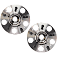 Rear, Driver and Passenger Side Wheel Hub, 5 Lugs, Without Bearing, 2.4L, 4Cyl