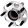 Rear, Driver and Passenger Side Wheel Hub, 5 Lugs, With Bearing