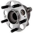 2-Wheel Set Rear, Driver and Passenger Side Wheel Hubs, With Bearing, 5 x 4.5 in. Bolt Pattern, FWD