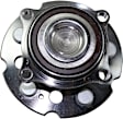 Rear, Driver and Passenger Side Wheel Hub, 5 Lugs, With Bearing, FWD, 3.5L, 6Cyl